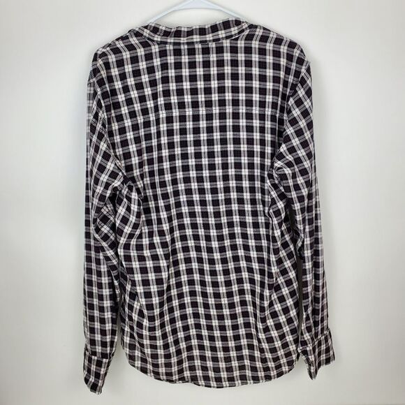 PAIGE Hunter Plaid Shirt Slim Fit Dual Chest Flap Pockets Button Down Cotton Men - Picture 8 of 8